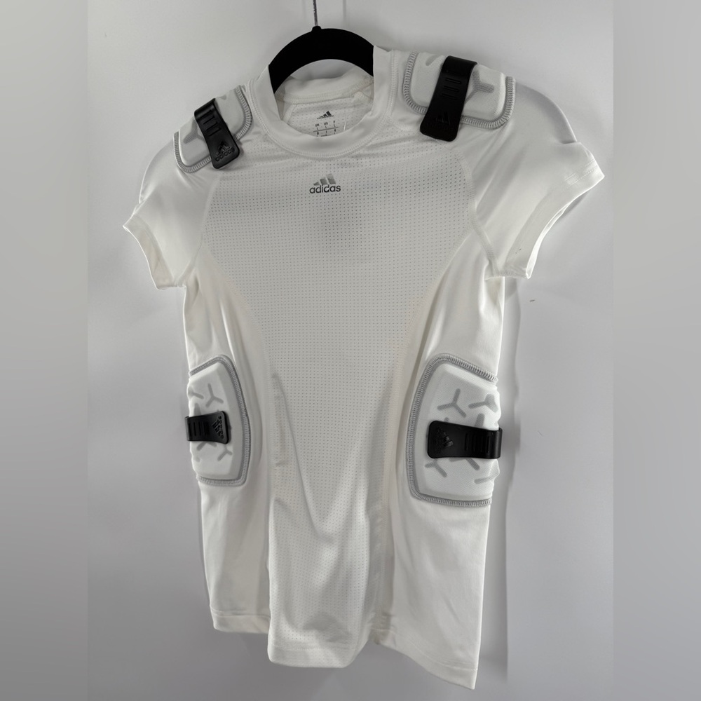 NWT Adidas Youth Force Integrated Padded Football Shirt - Picture 8 of 12